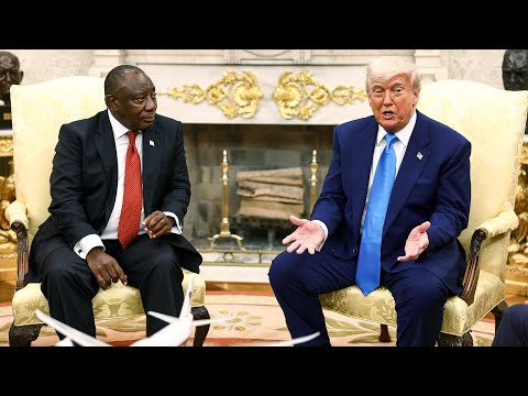 Fallout from Trump-South Africa meeting, update on Jewish Museum shooting, more | CBS News 24/7