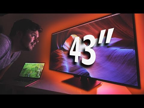 43" 4K Monitor - Is This TOO BIG for Gaming?
