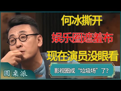 何冰撕开娱乐圈遮羞布，现在演员简直没眼看 #窦文涛 #梁文道 #马未都 #周轶君 #马家辉 #许子东 #圆桌派  #圆桌派第八季
