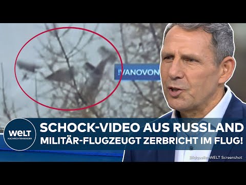 RUSSLAND: Schock bei Putins Luftwaffe! Flugzeug bricht mitten im Flug total auseinander
