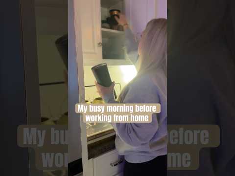 My busy morning before working from home π₯Ή#wfh #morningroutine #comfortcreator