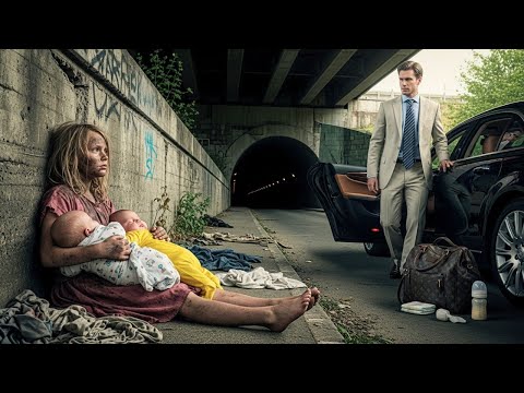Миллионер нашёл под мостом спящую девочку с двумя детьми  Подойдя ближе, он воскликнул