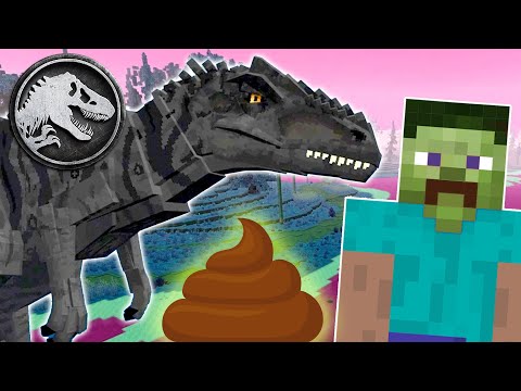 The Grossest Job in Jurassic World 🤢 | JURASSIC WORLD MINECRAFT ADVENTURE