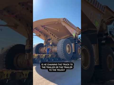 World's Biggest Truck on a Trailer