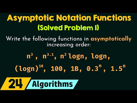 Functions in Asymptotic Notations (Solved Problem 1)