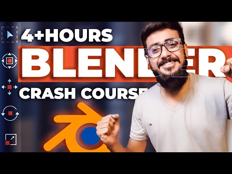 3D Animation Complete Crash Course For Beginners 2024 | Blender 3d Animation