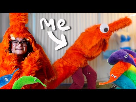 I made a Life-Size Worm on a String Costume (a tutorial)