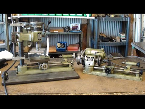 COMPARING 2 UNIMAT micro LATHES #937 tubalcain jewelers