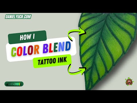 How To Color Blend Tattoo Ink