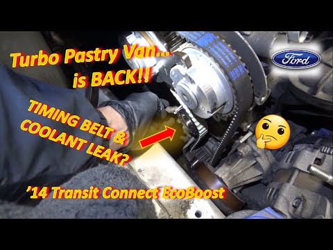 Turbo Pastry Van is BACK!? (Timing Belt & Coolant LEAK: '14 Transit Connect EcoBoost)