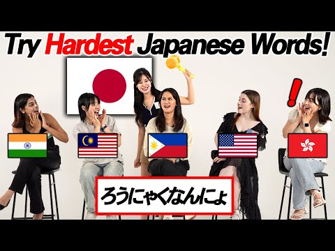 Can American And Asians Girls Pronounce The Hardest Japanese Words Correctly?