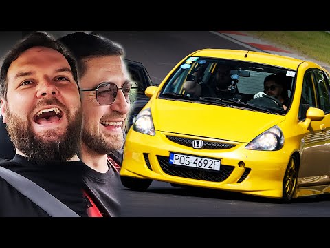 Upsetting Supercars in R18 Honda Jazz! // Nürburgring