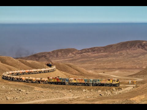 FCAB ( Ferrocarril de Antofagasta a Bolivia) on Chile's Cumbre Pass.