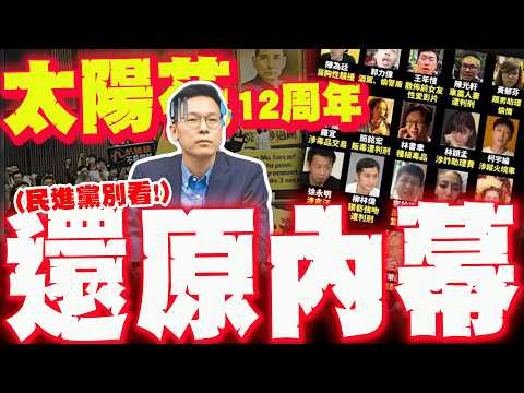 【全程字幕】全網最詳盡"太陽花事件簿" 還原"林12萬從嗆聲到噤聲"內幕! @洛狗