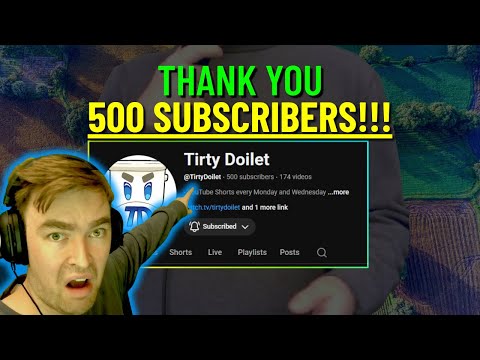 500 SUBSCRIBER VIDEO