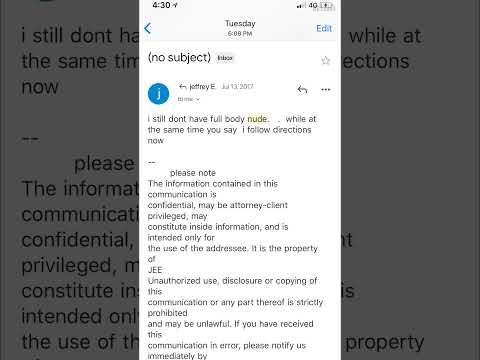 Epstein emails: Refused threesome? Forget my name!
