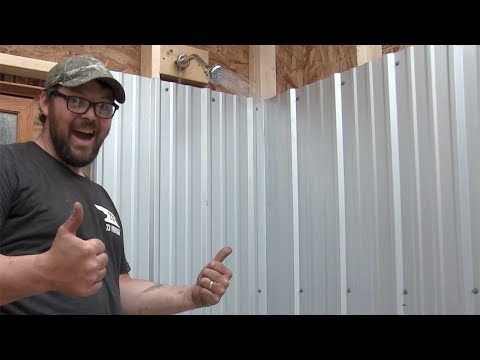 Off grid shower house Project