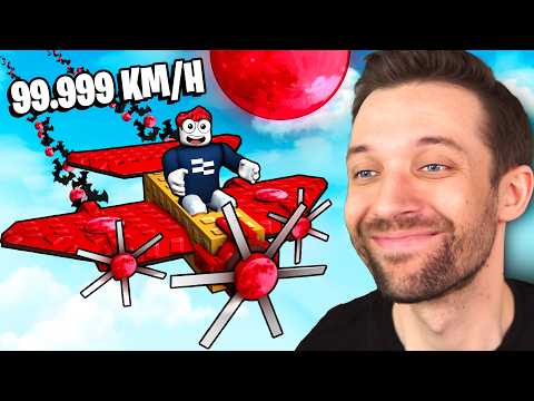 ICH BAUE ein VAMPIR FLUGZEUG mit 999999 km/h in Roblox Build a Plane