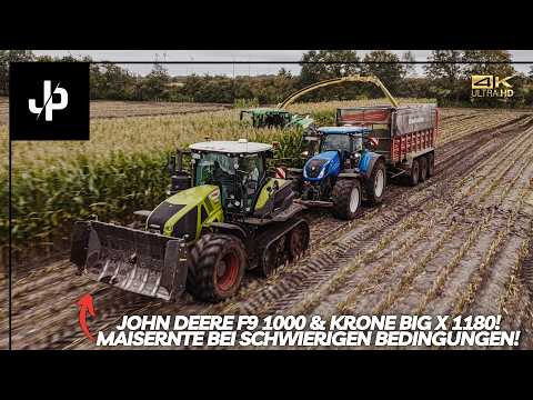 Mais 2025 Extrem! John Deere F9 1000 und Krone Big X 1180 || JP Agrar