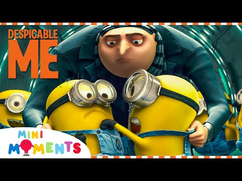 The BEST of Gru and the Minions! 🍌🍌 | Despicable Me 1-3 | Mini Moments