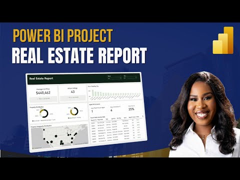 Power BI Project : Real Estate Report | Power BI Tutorial for Beginners | USER DEFINED FUNCTION