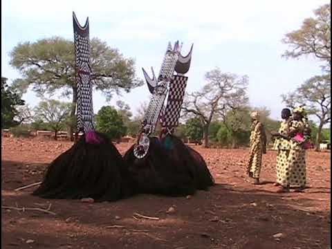 Bwa Masks of Leaves and of Wood