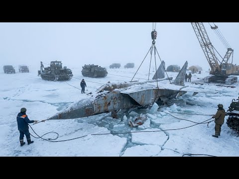 The worst MiG-31 Found Frozen in Arctic Ice — Full Restoration Process
