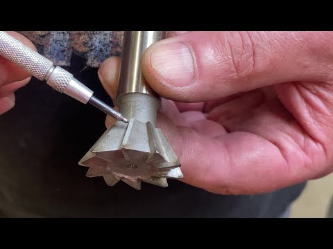 How to sharpen a dovetail cutter. Full tutorial. All setups explained in detail.