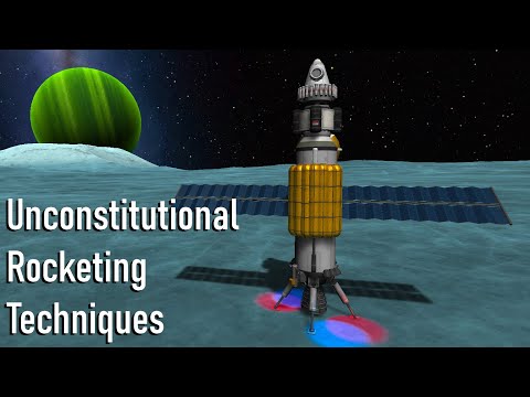 Risking Cursed Mining Techniques to Land on Vall in Kerbal Space Program