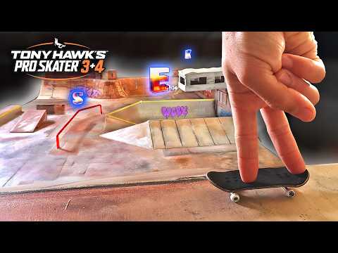 TONY HAWK'S PRO SKATER WAREHOUSE FINGERBOARD CHALLENGE!