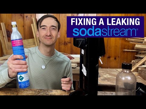 How to fix a SodaStream that leaks when you screw in the tank