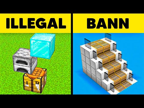 31 Minecraft HACKS die VERBOTEN sein sollten!