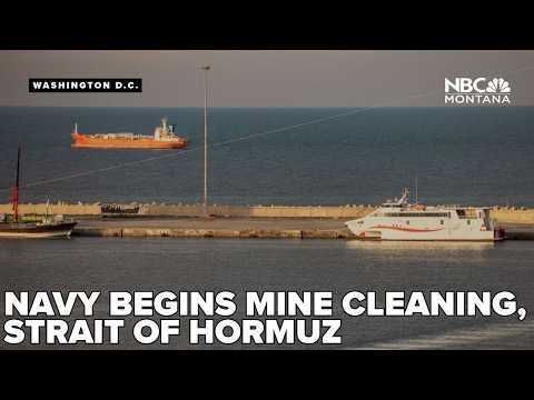 US begins mine clearance operations in Strait of Hormuz CENTCOM