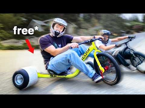 I Tried Zero Budget Drifting (drift trikes)