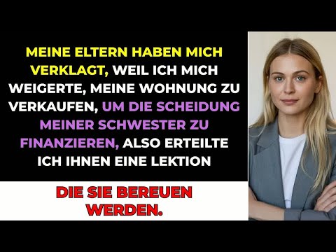 Meine Eltern Verklagten Mich Weil Ich Wohnung Nicht Verkaufte Um Scheidung Schwester Zu Finanzie