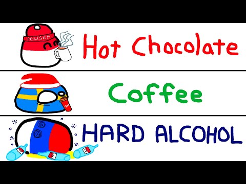 How These Countries Survive Winter... (Countryballs)