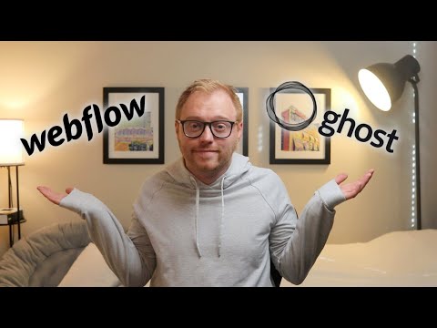Webflow or Ghost?