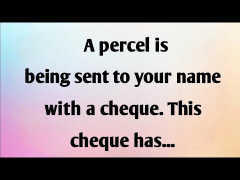 A PERCEL IS BEING SENT TO...