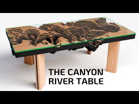 I Built a Coffee Table with a 3D Canyon Inside