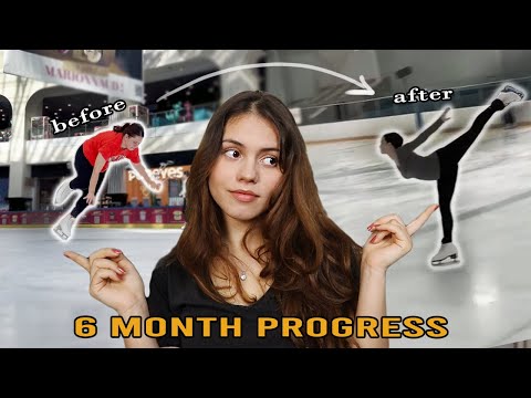 My Progress after 6 Months of FIGURE SKATING ⛸