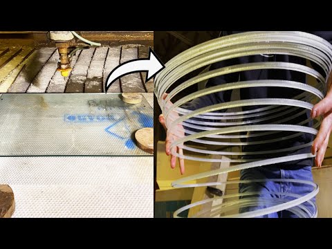 We Made A Glass Slinky