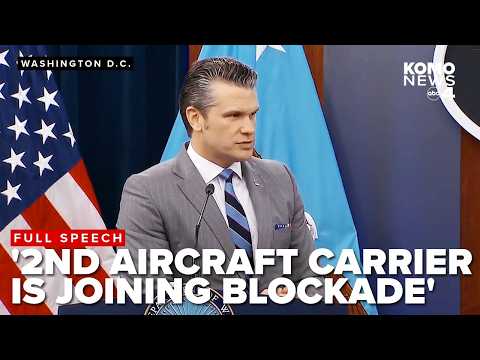 'No one sails from Strait of Hormuz without permission': Hegseth says blockade expanding globally