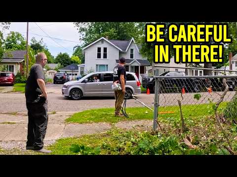 This Backyard is HIDING MORE than just weeds, What We Found is SHOCKING