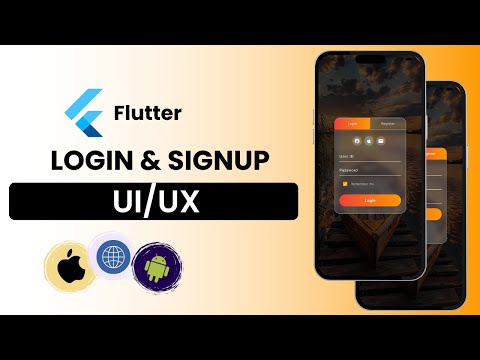 Flutter Modern Login UI Design