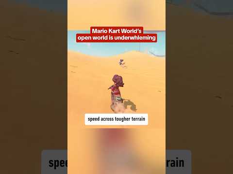Driving off-road slows you down in Free Roam in Mario Kart World. #mariokartworld #ignsummerofgaming