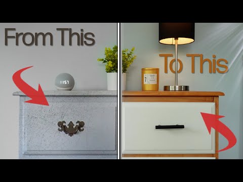 Easy Outdated Wood Dresser Makeover