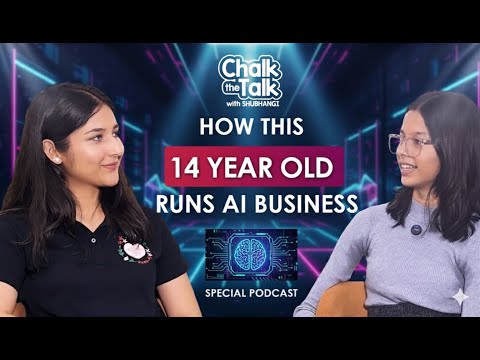 How this 14 year old runs AI business | Earn with AI | Chalk the talk
