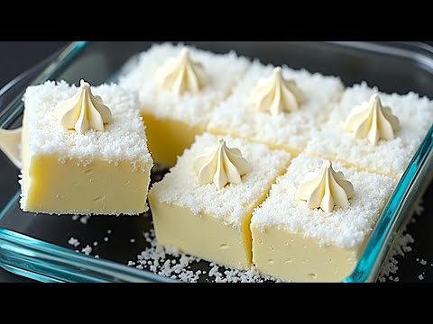 Nur Milch und Kondensmilch! Blitzschnelles Dessert in 5 Minuten! Kein Backofen, keine Gelatine!