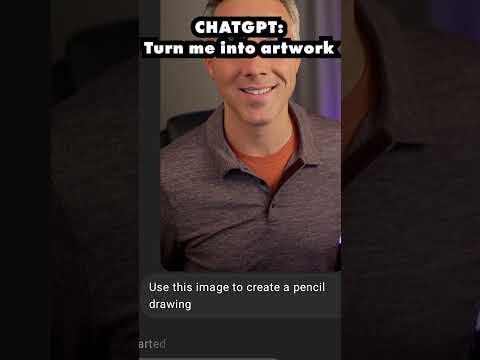 Use FREE ChatGPT 2 turn photos into hand drawn artwork #chatgpt #ai #artificialintelligence #artwork