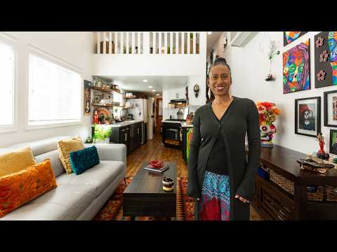 She Custom Designed Her Gorgeous Tiny House w/ MASSIVE kitchen
